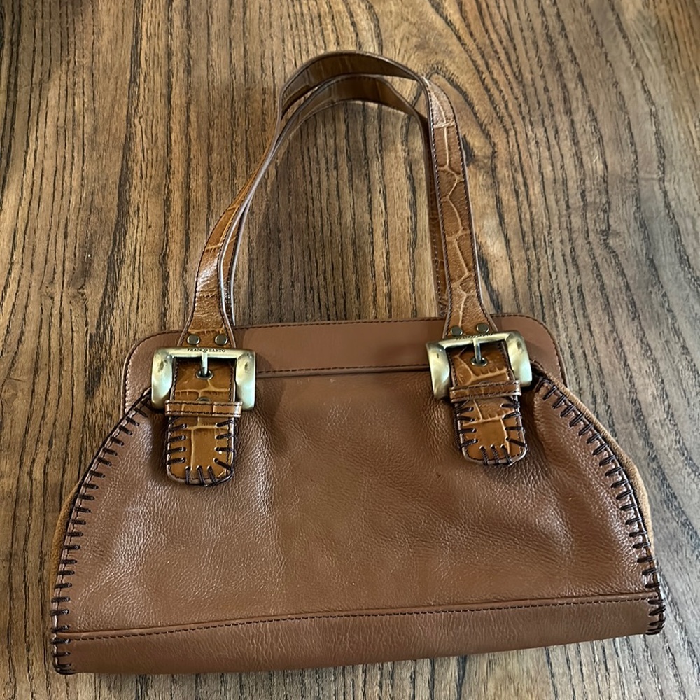 Franco sarto leather bag safari edition